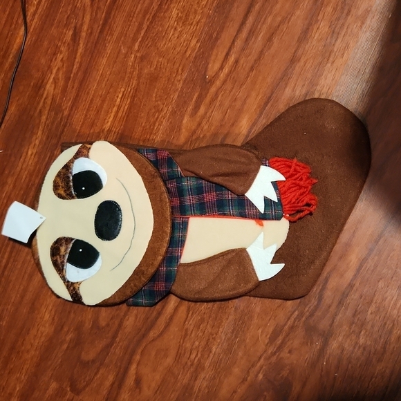 Christmas Stocking Sloth New Holiday Stcking Hobby Lobby - Picture 1 of 2